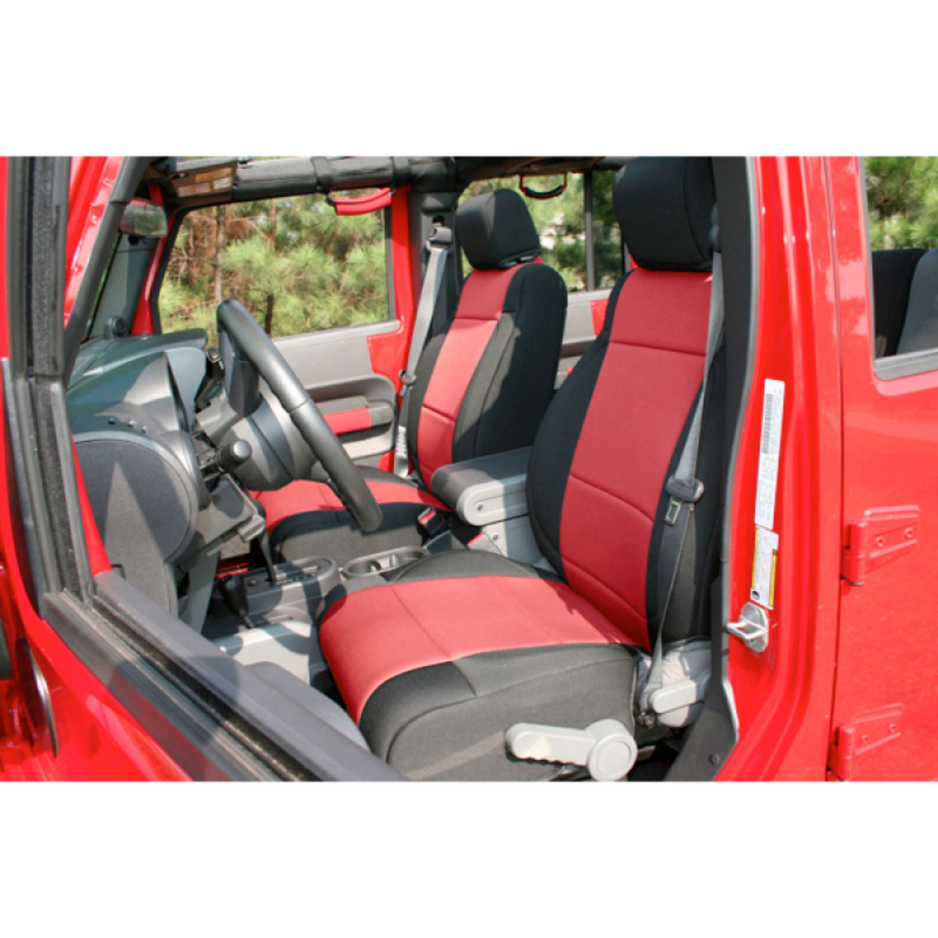 Picture of Rugged Ridge Neoprene Front Seat Covers 11-18 Jeep Wrangler JK