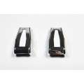 Picture of Rugged Ridge Liftgate Hinge Covers Chrome 07-18 Jeep Wrangler