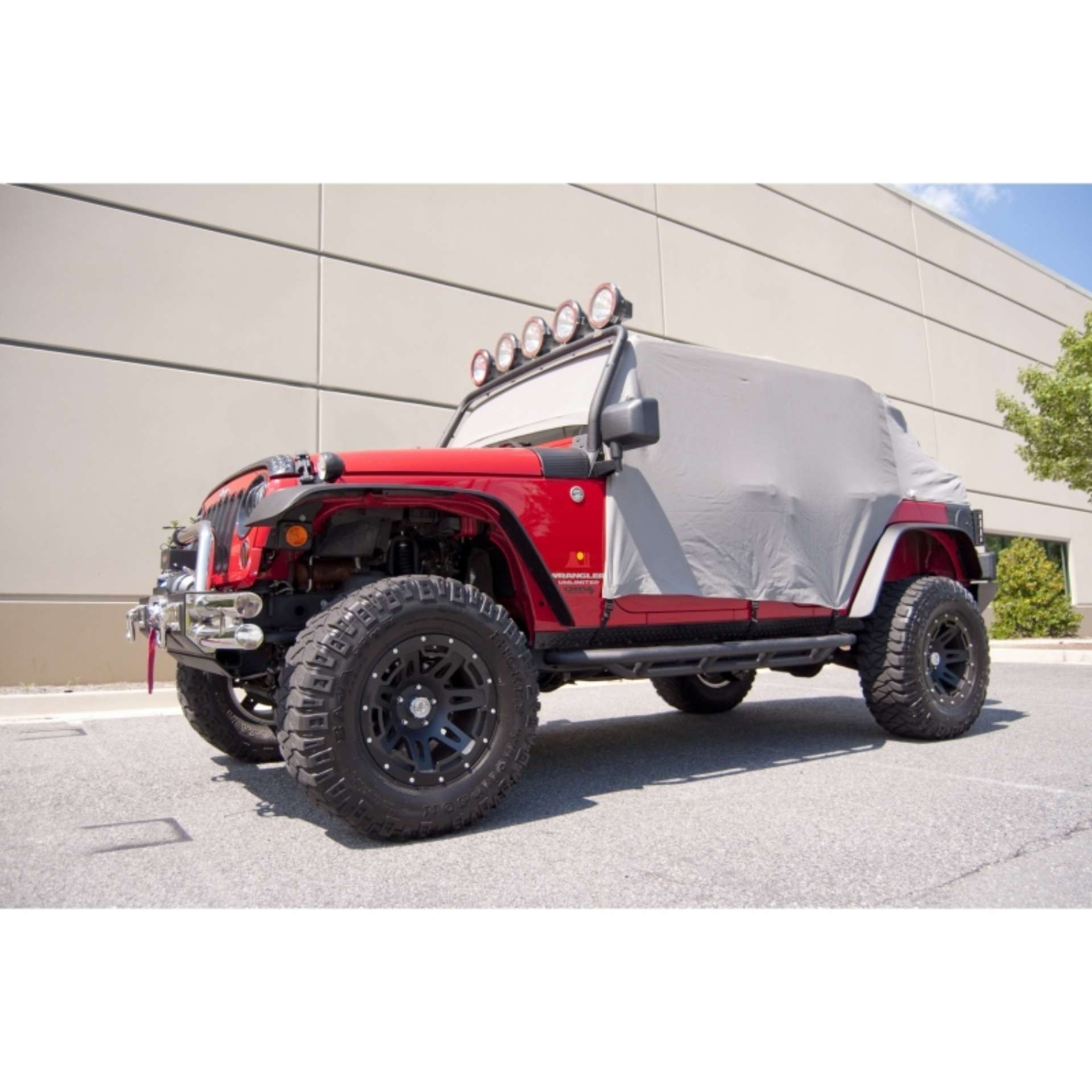 Picture of Rugged Ridge Cab Cover Gray 07-18 Jeep 4-Door Jeep Wrangler JK