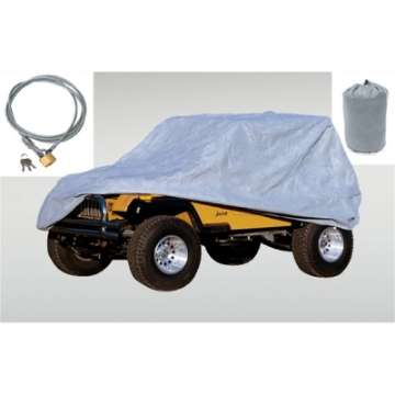 Picture of Rugged Ridge Full Car Cover Kit 55-06 Jeep CJ - Jeep Wrangler