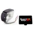 Picture of Rugged Ridge 5-In x 7-In Halogen Fog Light Black Steel Housing