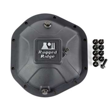 Picture of Rugged Ridge Boulder Aluminum Differential Cover Dana 44 Black