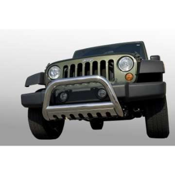 Picture of Rugged Ridge 3in Stainless Steel Bull Bar 07-09 Jeep Wrangler