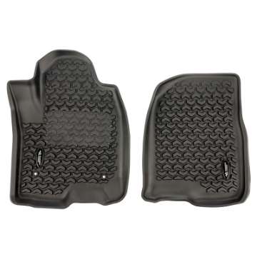 Picture of Rugged Ridge Floor Liner Front Black 2020 Chevy Silverado Crew