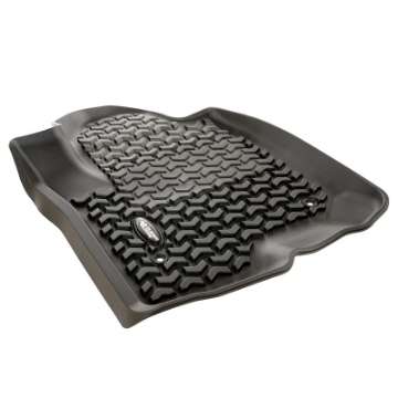 Picture of Rugged Ridge Floor Liner Front Black 2020 Chevy Silverado Crew