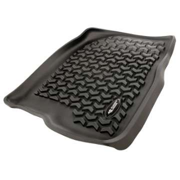 Picture of Rugged Ridge Floor Liner Front Black 2020 Chevy Silverado Crew