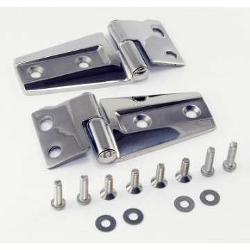 Picture of Rugged Ridge 07-18 Jeep Wrangler JK Stainless Hood Hinge Kit