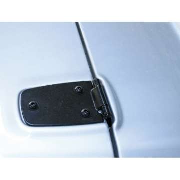 Picture of Rugged Ridge 76-95 Jeep CJ - Jeep Wrangler Black Hood Hinges