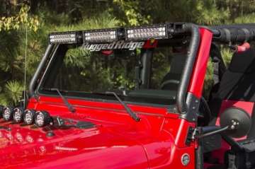 Picture of Rugged Ridge 97-06 Jeep Wrangler TJ LED Windshield Light Bar