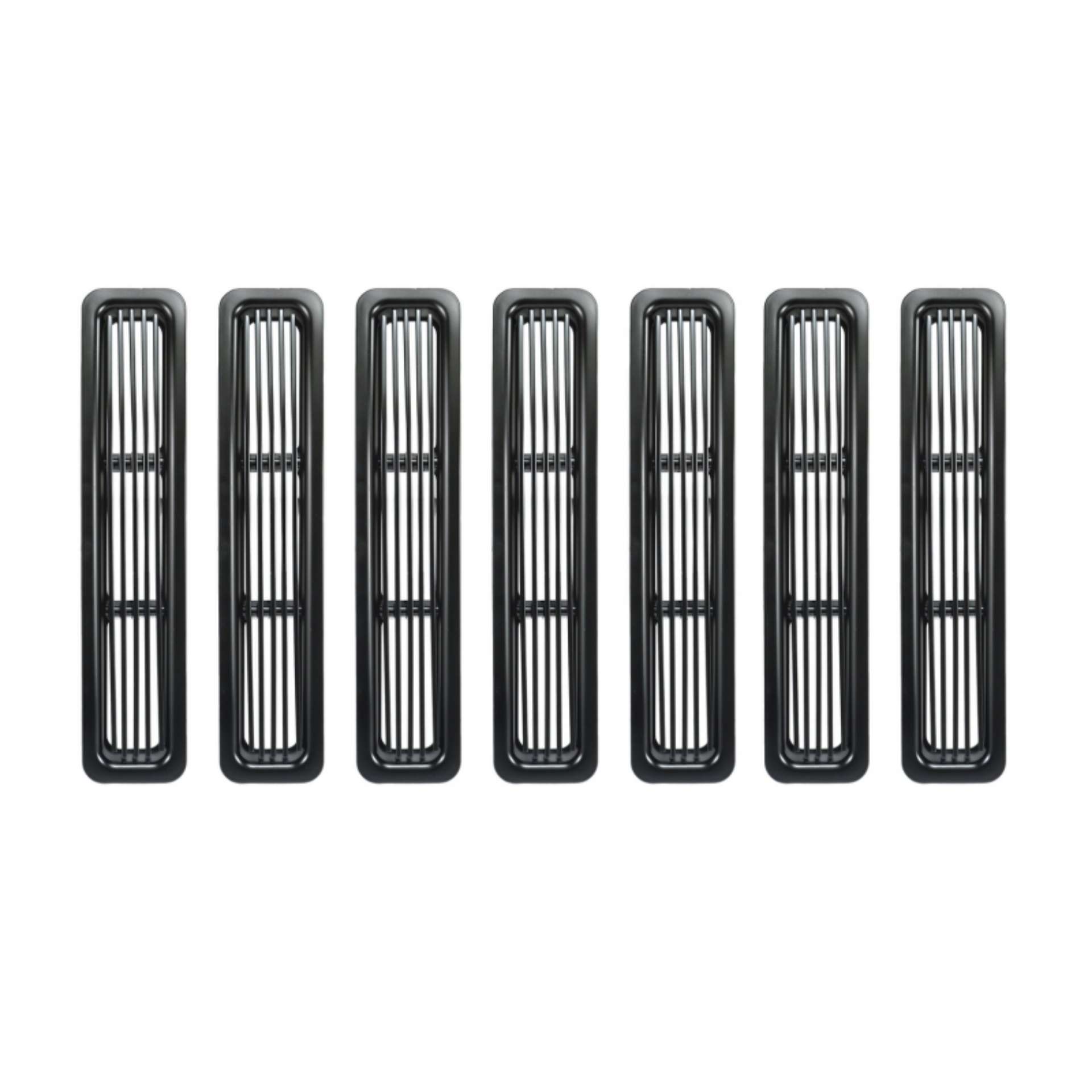 Picture of Rugged Ridge Billet Grille Inserts Black 97-06 Jeep Wrangler