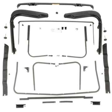 Picture of Rugged Ridge 97-06 Jeep Wrangler TJ Factory Soft Top Hardware