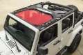 Picture of Rugged Ridge Eclipse Sun Shade Front Red 07-18 Jeep Wrangler