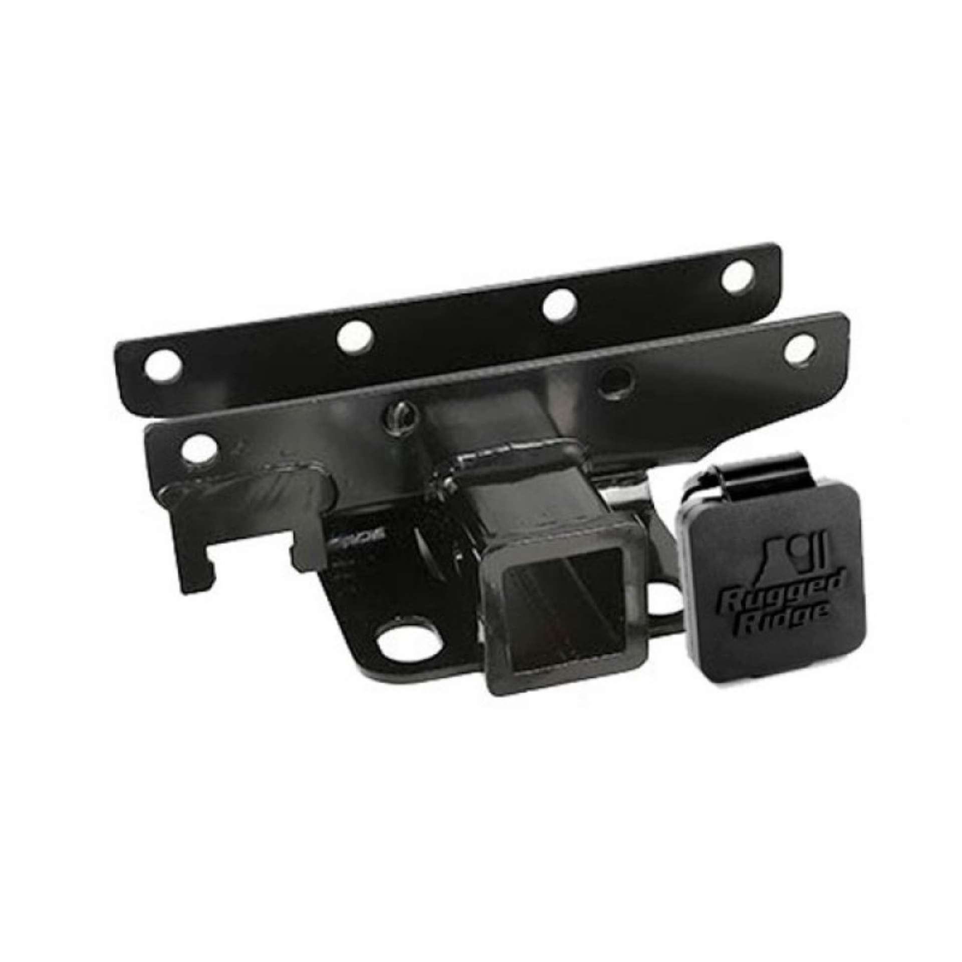 Picture of Rugged Ridge Receiver Hitch Kit RR Logo 07-18 Jeep Wrangler