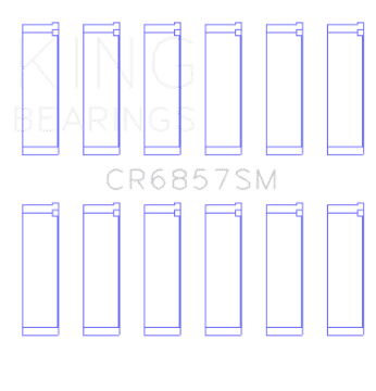 Picture of King Chrysler Pentastar 3-6L ERB V6 Size +-50mm Connecting Rod Bearing Set