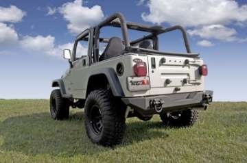 Picture of Rugged Ridge XHD Rear Bumper 76-06 Jeep CJ - Jeep Wrangler