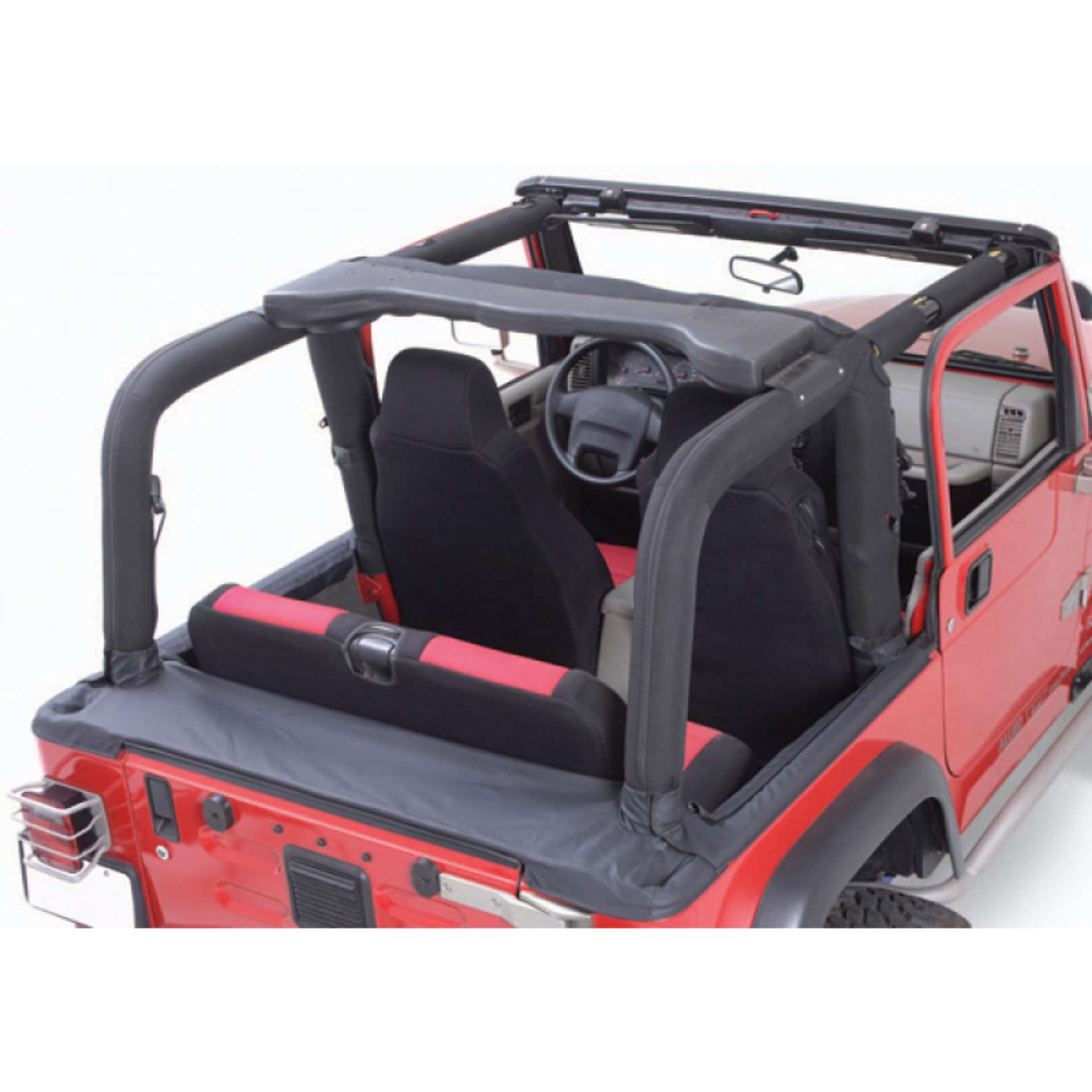 Picture of Rugged Ridge Full Roll Bar Cover Kit 92-95 Jeep Wrangler YJ