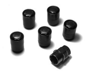 Picture of Rugged Ridge Five Piece Wheel Lock Set 1-2 -20 Thread Black