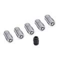 Picture of Rugged Ridge Wheel Lock Nut Set 5 Nuts w-Key Chrome M14-1-5