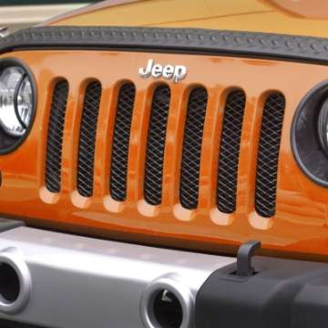 Picture of Rugged Ridge Mesh Grille Insert Black 07-18 Jeep Wrangler