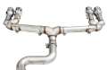 Picture of AWE Tuning Audi 8V S3 Track Edition Exhaust w-Chrome Silver Tips 102mm