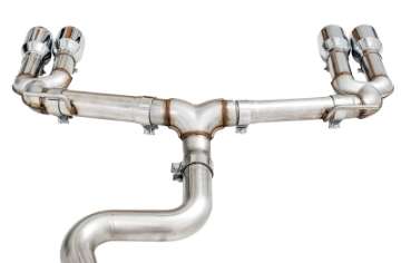 Picture of AWE Tuning Audi 8V S3 Track Edition Exhaust w-Chrome Silver Tips 102mm