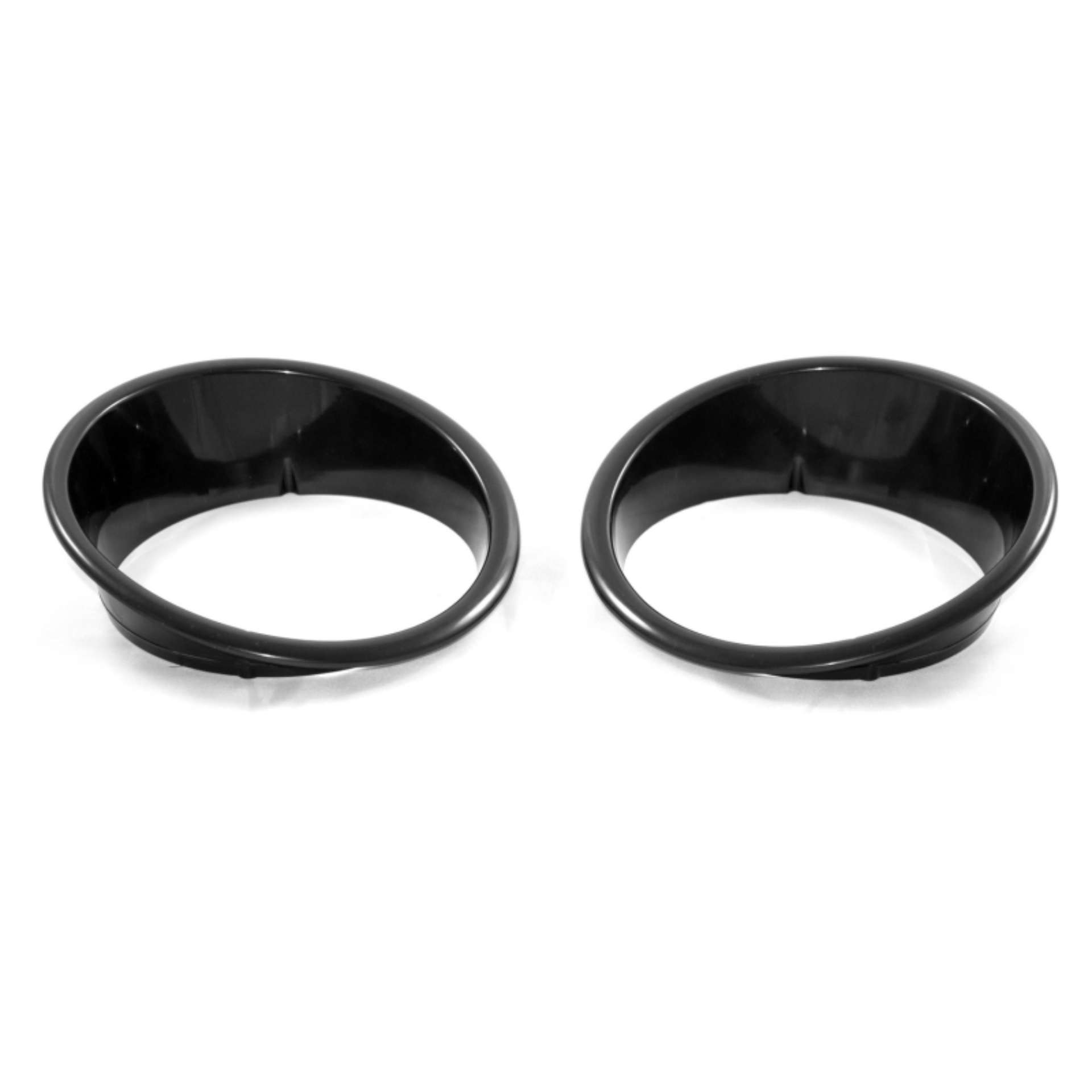 Picture of Rugged Ridge Headlight Bezels Black 07-18 Jeep Wrangler JK