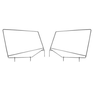 Picture of Rugged Ridge Upper Door Skin Frames 87-95 Jeep Wrangler YJ