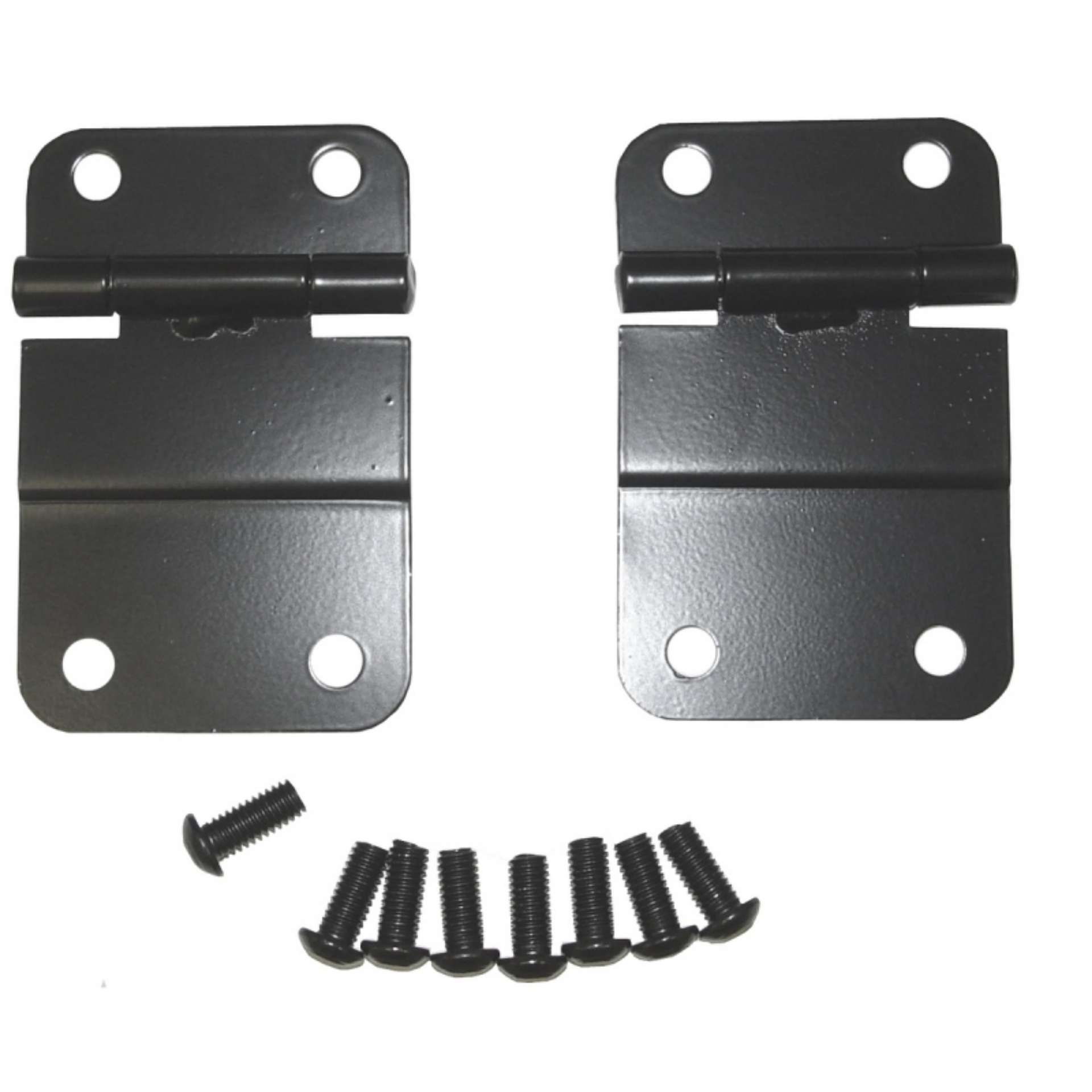 Picture of Rugged Ridge 76-86 Jeep CJ Black Lower Tailgate Hinge Set