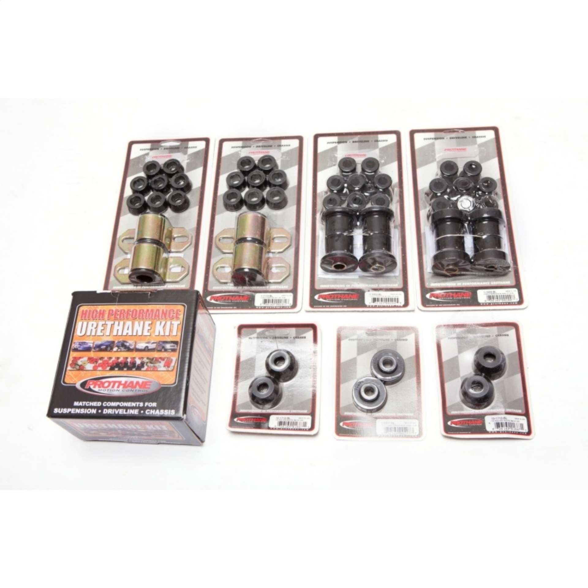 Picture of Rugged Ridge Total Bushing Kit Black 76-79 Jeep CJ5 & CJ7