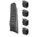 Picture of Rugged Ridge A-Pillar 4 Switch Pod Kit Black LHD 11-18 JK