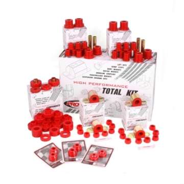 Picture of Rugged Ridge Polyurethane Bushing Kit Red 76-79 CJ5 & CJ7