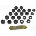 Picture of Rugged Ridge Body Mount Kit Black 87-95 Jeep Wrangler YJ