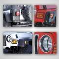 Picture of Rugged Ridge Euro Guard Light Kit 97-06 Jeep Wrangler TJ