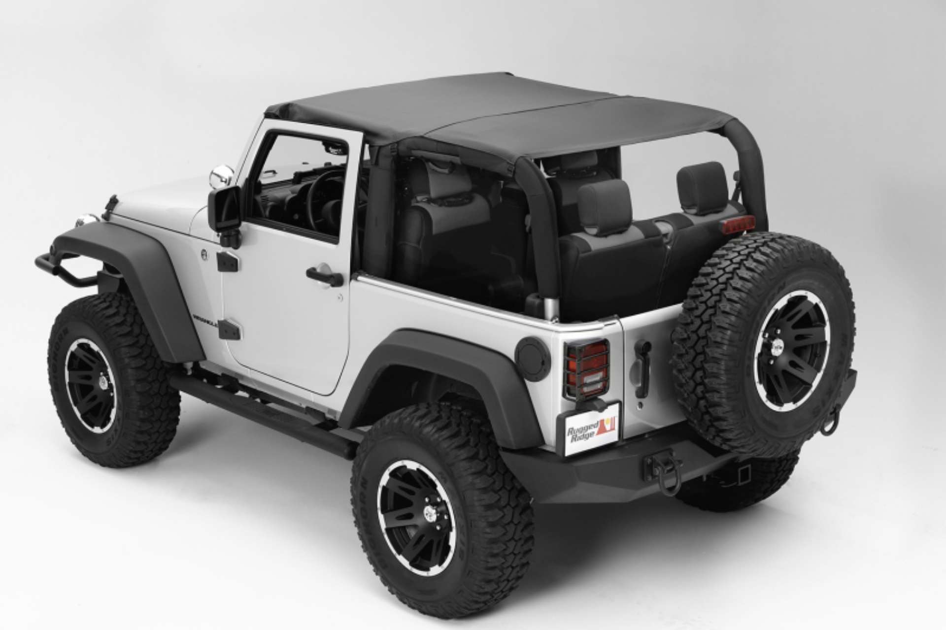 Picture of Rugged Ridge Pocket Island Topper Black Diamond 10-18 JK