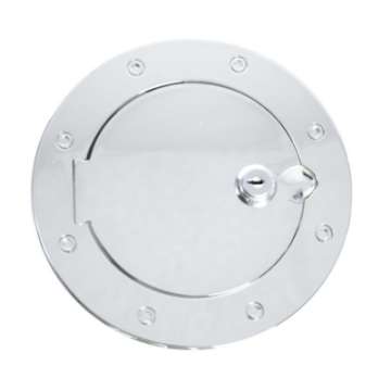 Picture of Rugged Ridge Locking Gas Cap Door Polished Alum 97-06TJ