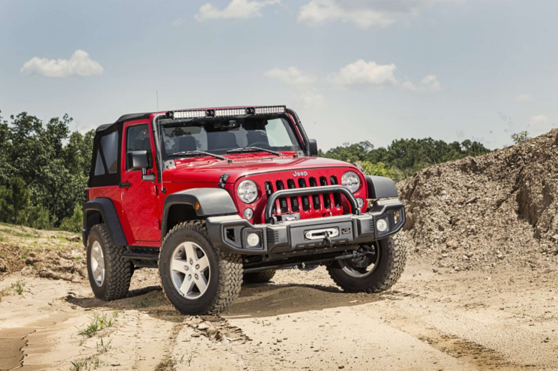 Picture of Rugged Ridge Overrider Satin Black 07-18 Jeep Wrangler