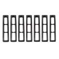 Picture of Rugged Ridge Grille Inserts Black 97-06 Jeep Wrangler