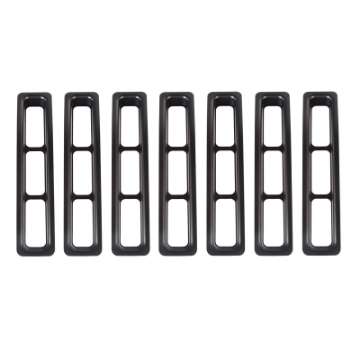 Picture of Rugged Ridge Grille Inserts Black 97-06 Jeep Wrangler