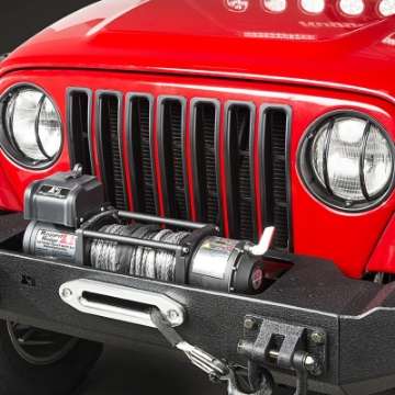 Picture of Rugged Ridge Grille Inserts Black 97-06 Jeep Wrangler