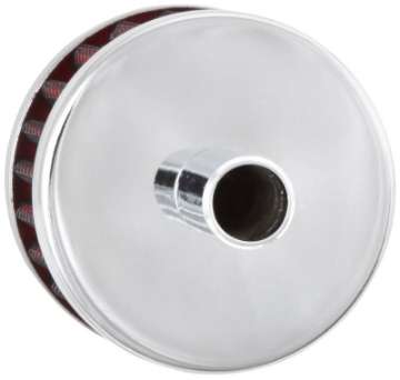 Picture of K&N Steel Base Chrome Top Crankcase Vent Filter 1-2in- Vent - 2in- OD - 1-1-2in- Height