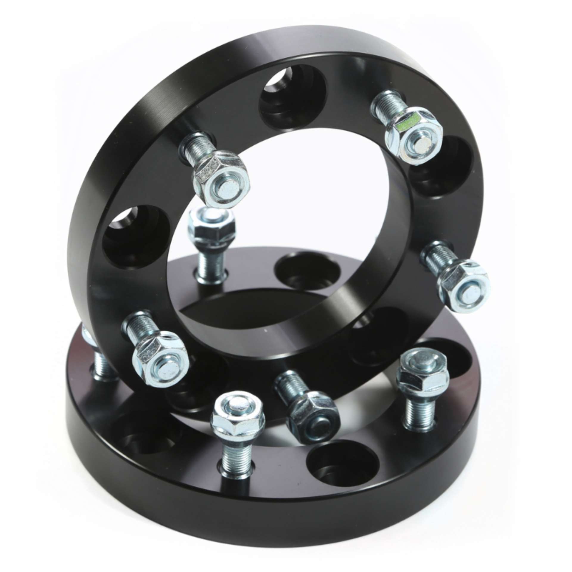 Picture of Rugged Ridge Wheel Spacers 1-00in Black 86-05 Suzuki