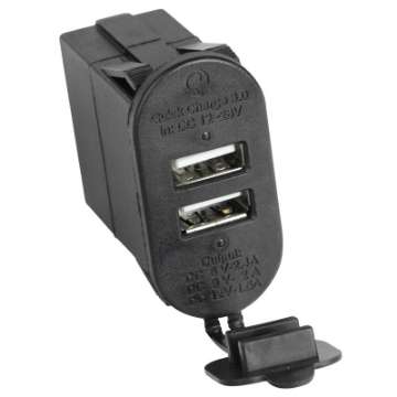 Picture of Rugged Ridge Dual USB Port With Qi capabilities 3-0