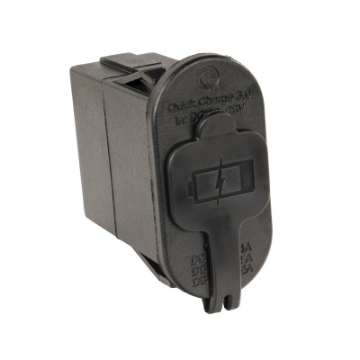 Picture of Rugged Ridge Dual USB Port With Qi capabilities 3-0