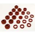 Picture of Rugged Ridge Body Mount Kit Red 80-86 CJ7 22 Pieces