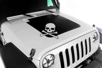 Picture of Rugged Ridge Hood Decal Skull 07-18 Jeep Wrangler