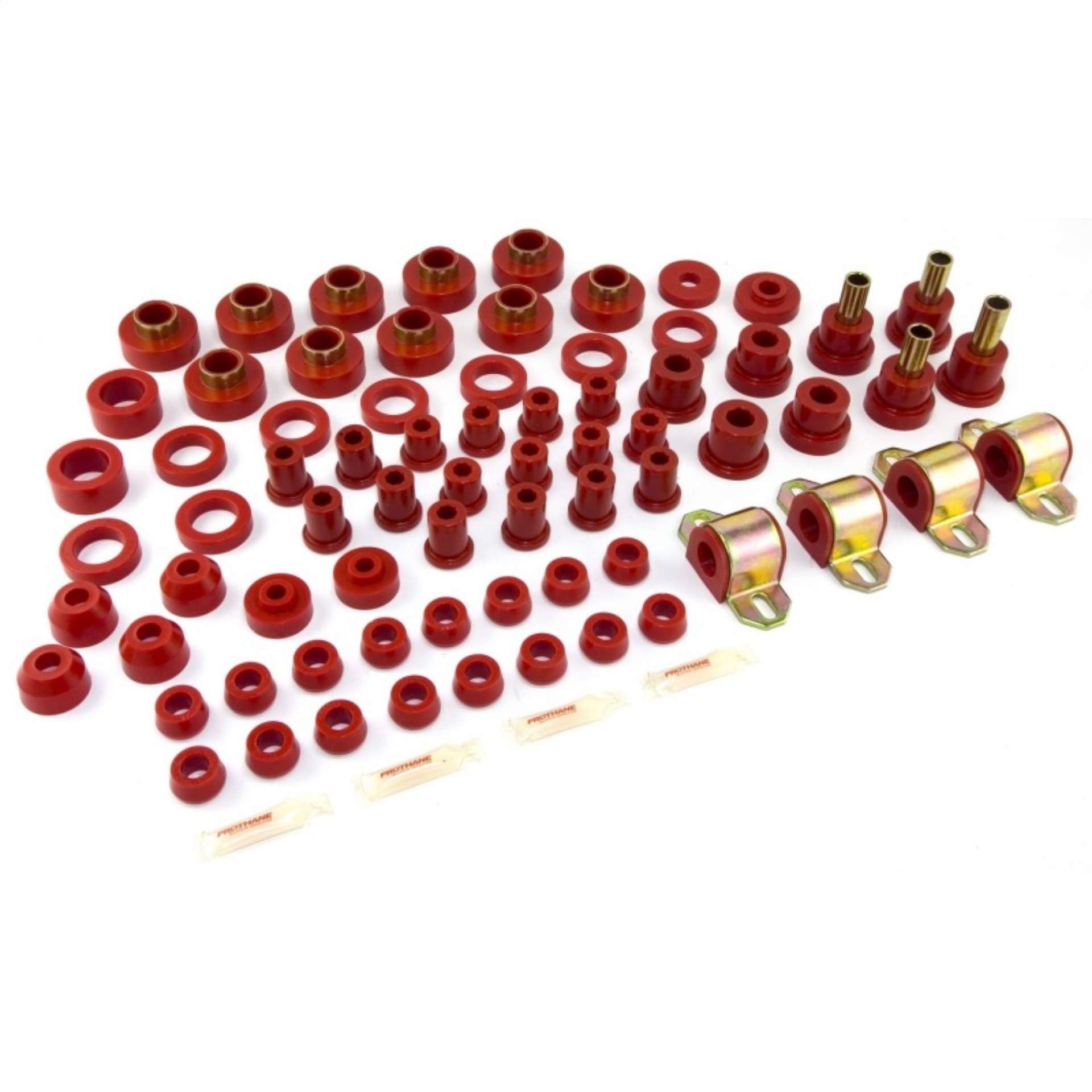 Picture of Rugged Ridge Polyurethane Bushing Kit Red 80-86 CJ