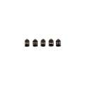 Picture of Rugged Ridge Valve Stem Cap Aluminum Black 5 Pack