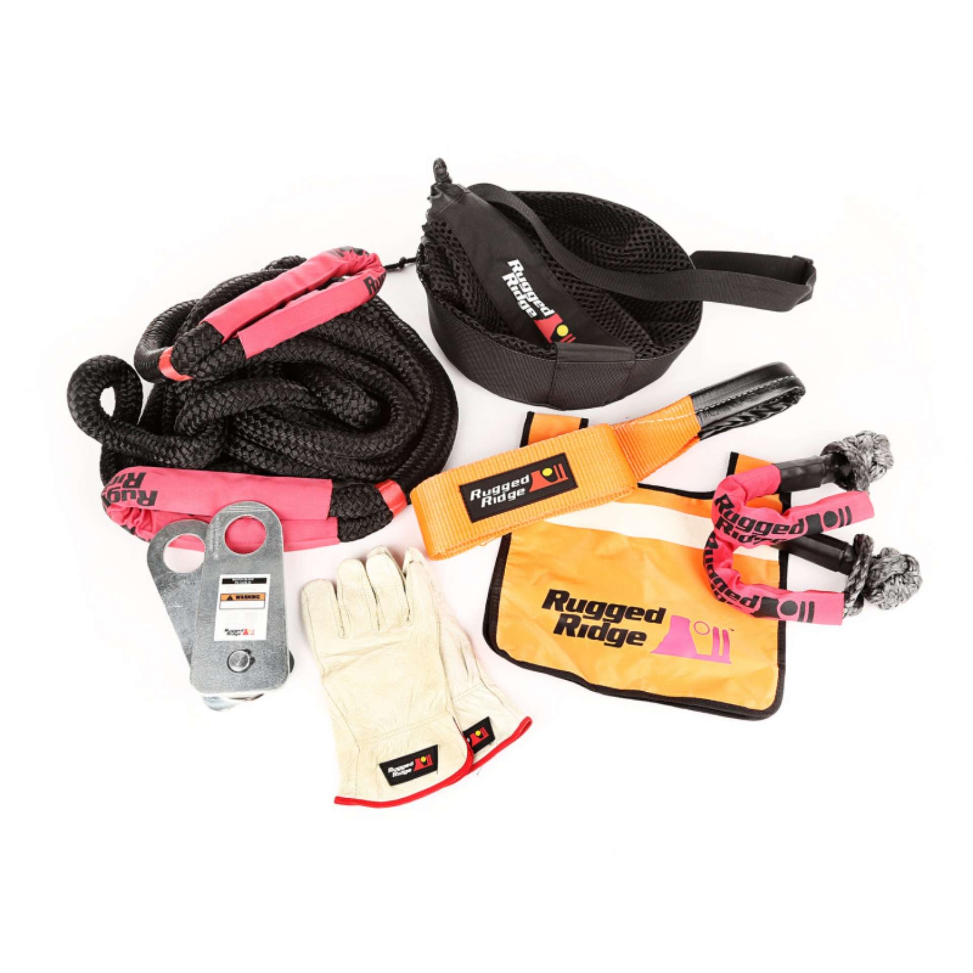 Picture of Rugged Ridge Premium Recovery Kit with Mesh Bag