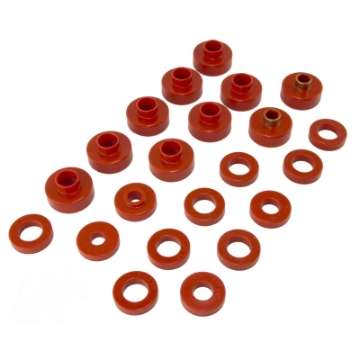 Picture of Rugged Ridge Body Mount Kit Red 76-79 22 Pieces