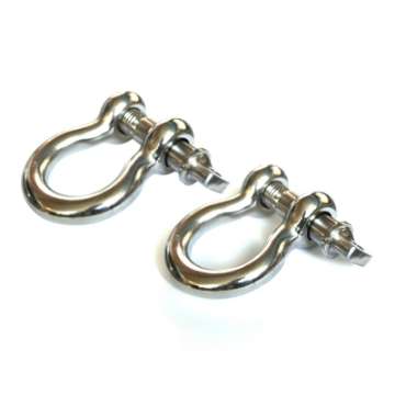 Picture of Rugged Ridge Stainless Steel 3-4in D-Shackles